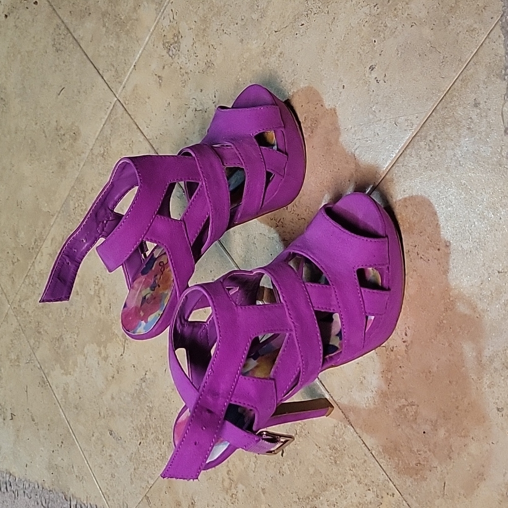 Purple heels!